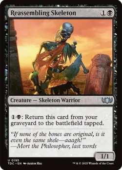 Reassembling Skeleton [Tarkir: Dragonstorm] MTG - Image 1