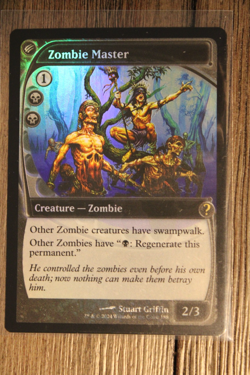 MTG-Zombie Master (Future Sight) Mystery Booster 2 Foil NM - Image 1