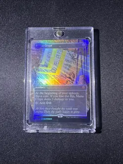 Magic The Gathering MTG Mana Crypt (Borderless) Double Masters Full Art Foil - Image 1