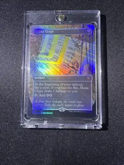 Magic The Gathering MTG Mana Crypt (Borderless) Double Masters Full Art Foil - Image 3