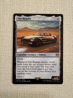 The Regalia R0267 Final Fantasy MTG Magic the Gathering NM - Image 1
