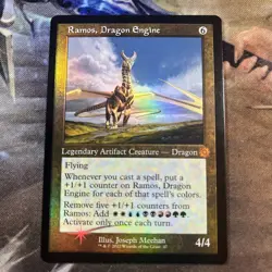 MTG / Ramos, Dragon Engine - Retro Foil / Nm & Never Played - Image 1
