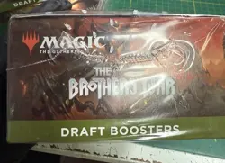 2x MTG Brothers War Draft Booster Box Sealed, English Edition IMPERFECT Box - Image 4