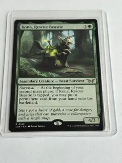 Kona, Rescue Beastie - Duskmourn (DSK) - MTG Rare #187 | Regular Card - Image 3