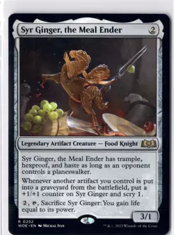 Syr Ginger, Meal Ender NM/M* Wilds Of Eldraine ENGLISH 0252 mtg -UnltdCards - Image 1