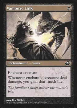 Vampiric Link - Medium Play MTG Planar Chaos - Image 1