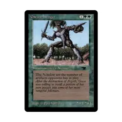 WOTC MtG Antiquities Gaea's Avenger (R) EX - Image 1