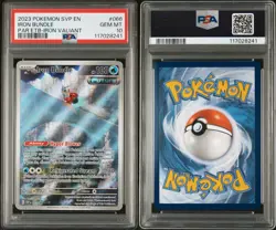 2023 POKEMON SVP EN-SV BLACK STAR PROMO #066 IRON BUNDLE PAR ETB-IRON VALIANT - Image 3