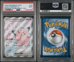 2025 POKEMON SVP EN LILLIE'S CLEFAIRY Ex PREMIUM TOURNAMENT COLL PSA 9 - Image 3