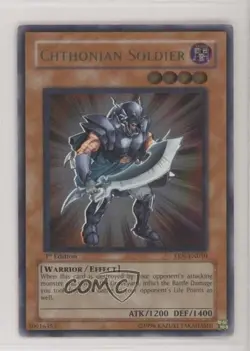 UL - Chthonian Soldier 1st Ed. YuGiOh Elemental Energy #EEN-EN010 2005 u3f - Image 1