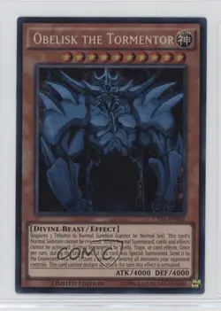 SCR - Obelisk the Tormentor YuGiOh MegaTins Limited Edition #CT13-EN002 5u3 - Image 1