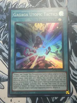 Yugioh! Gagaga Utopic Tactics - DUAD-EN052 - Super Rare - 1st Edition Near Mint, - Image 1