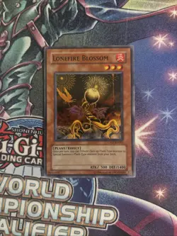 (YBL) Yugioh - Lonefire Blossom CP07-EN005 Super Rare LP (1) - Image 1