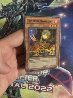 (YBL) Yugioh - Lonefire Blossom CP07-EN005 Super Rare LP (1) - Image 2