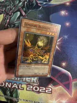 (YBL) Yugioh - Lonefire Blossom CP07-EN005 Super Rare LP - Image 5