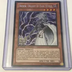 Yugioh! - Snoww, Unlight of Dark World - SDGU-EN002 - Super Rare - 1st Ed - LP - Image 1