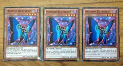 Yugioh 3 x Morpho Butterspy GAOV-EN012. Free Postage - Image 1