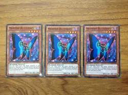 Yugioh 3 x Morpho Butterspy GAOV-EN012. Free Postage - Image 3