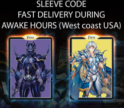 MTG MTGA Arena Sleeve Code Final Fantasy Cecil Dark Knight and Paladin - Image 1