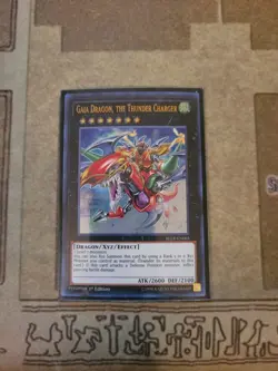 YUGIOH GAIA DRAGON THE THUNDER CHARGER BLLR-EN065 ULTRA 1ST ED NM - Image 1