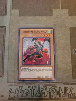 YUGIOH ELEMENTAL HERO AVIAN RYMP-EN001 COMMON UNLIMITED ED NM ALT ART - Image 1