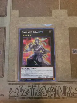 YUGIOH GALLANT GRANITE MP20-EN167 PRISMATIC SECRET 1ST ED NM - Image 1