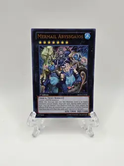 Yugioh Mermail Abyssgaios ABYR-EN046 1st Edition Ultra Rare Card Abyss Rising - Image 1