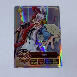 Uta - One Piece Trading Card Game Holo Foil Cool Art Tc8 - Image 1
