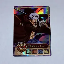 TraFalgar Law - One Piece Trading Card Game Holo Foil Cool Art Tc8 - Image 1
