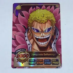 Donquixote Doflamingo - One Piece Trading Card Game Holo Foil Cool Art Tc8 - Image 1