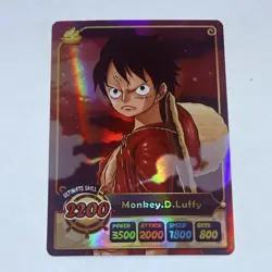Monkey D. Luffy - One Piece Trading Card Game Holo Foil Cool Art Tc8 - Image 1