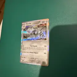 Steelix - (Cosmos Holo) 125/182 Cosmos Swirl Paradox Rift Pokemon Card - Image 3