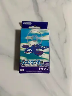 2003 Pokemon Card Game Sapphire Kyogre Playing Cards Poker Deck Rare Nintendo - Image 1
