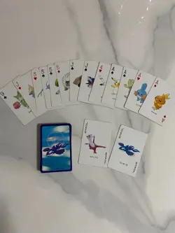 2003 Pokemon Card Game Sapphire Kyogre Playing Cards Poker Deck Rare Nintendo - Image 3