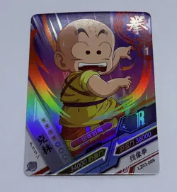 Young Krillin - Dragon Ball Trading Card LZ 09 Holo Foil Heros Tc8 - Image 1