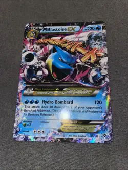 Pokemon TCG Mega Blastoise EX XY 30/146 Mega Holo Ultra Rare Card - Image 1
