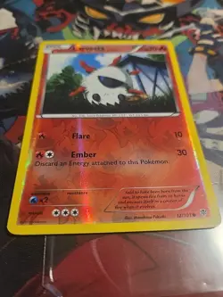 LARVESTA - 12/101 - Plasma Blast - Reverse Holo - Pokemon Card - MP - Image 2