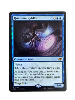 Quantum Riddler M 0072 FOIL MTG Edge Of Eternities EOE EN NM/M - Image 1