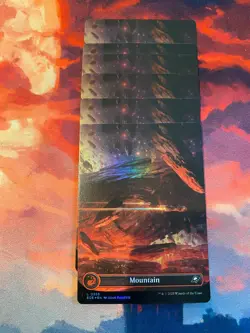 MTG Edge of Eternities Mountain Borderless Foil - Image 1