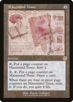 Mazemind Tome (Schematic) The Brothers' War: Retro Frame Artifacts MTG - R - LP - Image 1