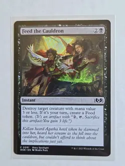 Feed The Cauldron - Wilds Of Eldraine - LP - MTG Magic - Common - Instant - Image 1