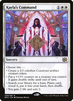 Kayla's Command The Brothers' War MTG - R - LP - Magic - BRO - Image 1