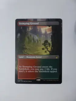 MtG Ravnica Remastered Stomping Ground Borderless 299 NM $0.75 Flat S VCT123844 - Image 1