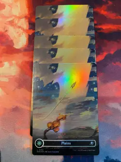 MTG Edge of Eternities Plains Borderless Foil - Image 1