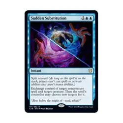 WOTC MtG Commander 2019 Sudden Substitution (R) NM - Image 1