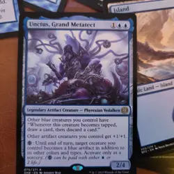 Unctus, Grand Metatect Blue ***ARTIFACTS*** Custom Complete Commander Deck MTG - Image 1