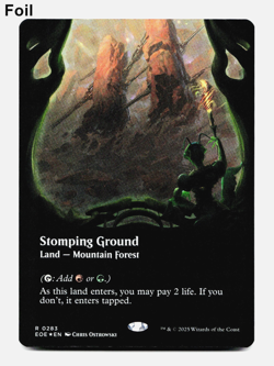 Stomping Ground (Borderless) - FOIL - [Edge of Eternities] MTG Magic EOE 283 - Image 1
