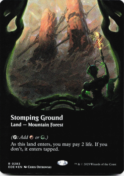 Stomping Ground (Borderless) - FOIL - [Edge of Eternities] MTG Magic EOE 283 - Image 3