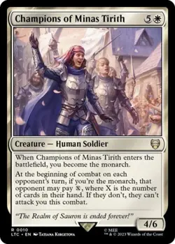 Champions of Minas Tirith - Near Mint MTG - Image 1