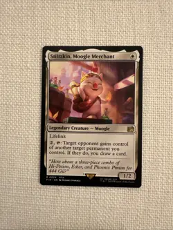 Stiltzkin, Moogle Merchant R0034 Final Fantasy MTG Magic the Gathering NM - Image 1